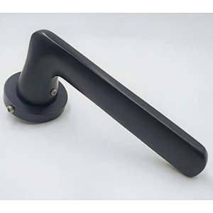 Aluminum Style Matt Antique Brass Lever Door Handle for Projects office building