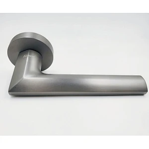 Zinc Alloy Modern Brushed Nickel Lever Door Handles Interior