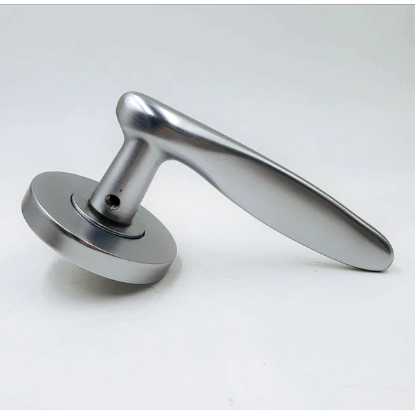 Australia design tri lock Solid aluminum zinc polished nickel mortise lock passage door lever handle