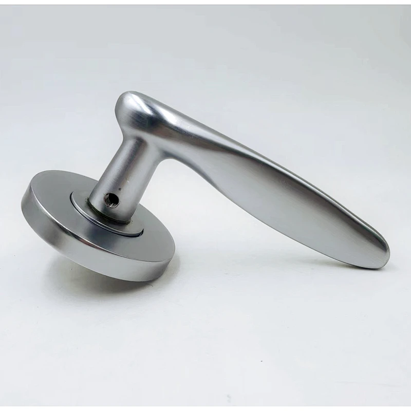 Australia design tri lock Solid aluminum zinc polished nickel mortise lock passage door lever handle