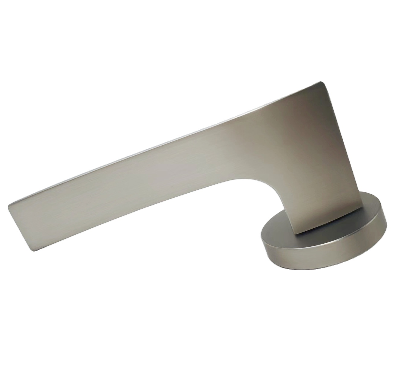 China hardware Polished zinc alloy interior finish house lock metal door handle for sale