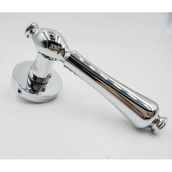 zinc alloy antique classic door lever handle on plate brass door handle lock
