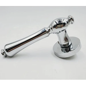 zinc alloy antique classic door lever handle on plate brass door handle lock