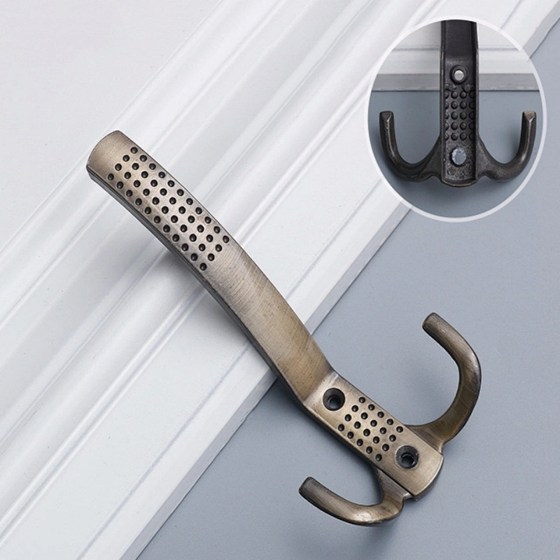 zinc alloy metal hook furniture hardware home decoration wardrobe bathroom multi-function hook