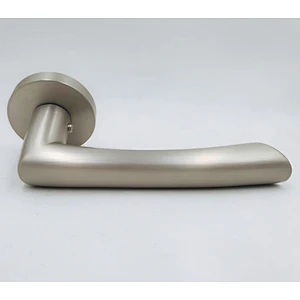 Newest Customizable Wooden Door heavy Steel zinc Handles rose lever Hardware Door Handle SN