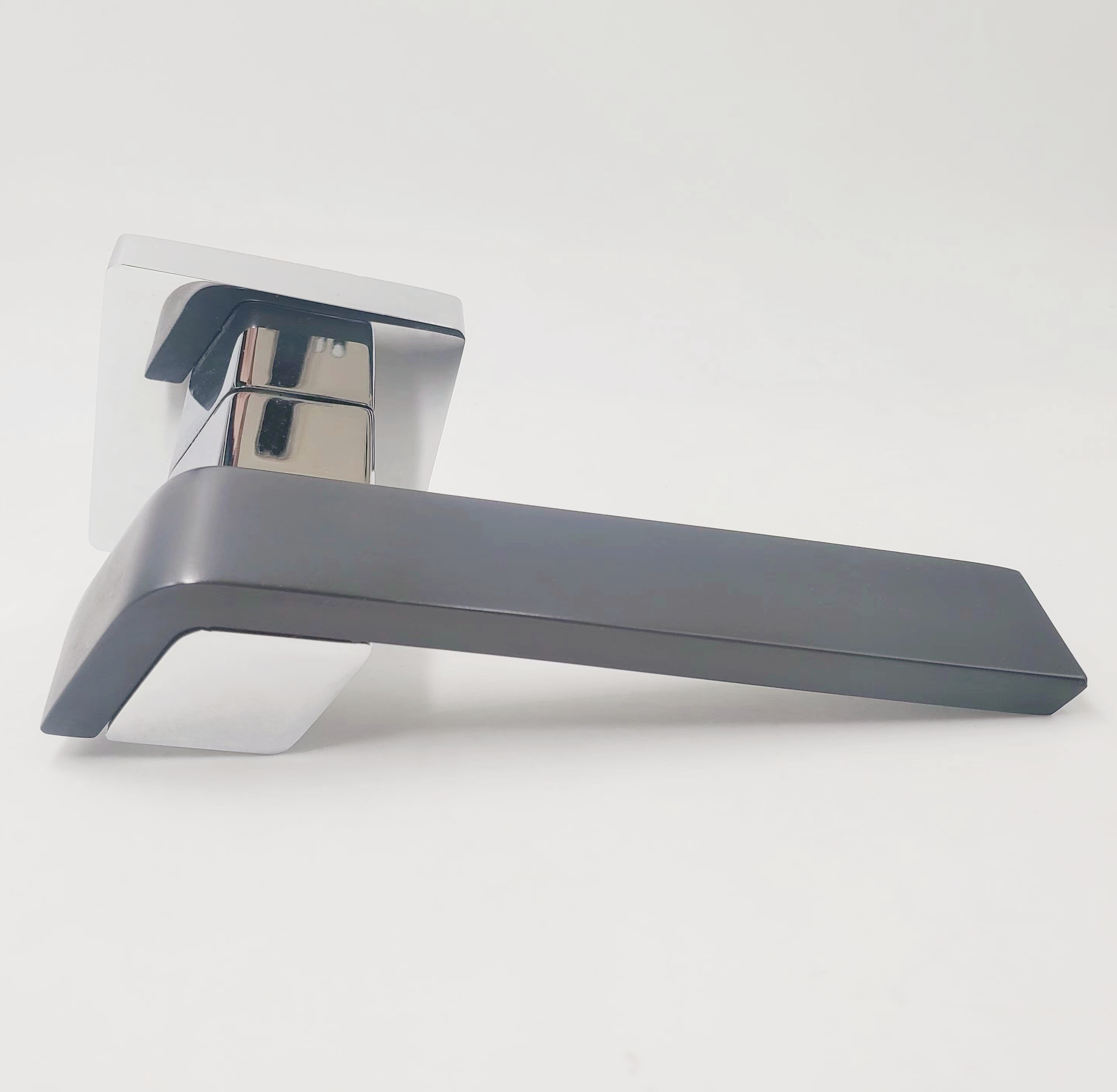 Wholesale Square shaped zinc alloy door handle,door handle set,door handle springs