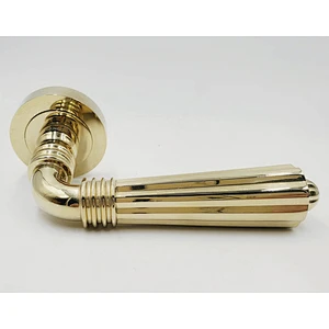 China hardware Polished zinc alloy finish house lock metal door handle for sale