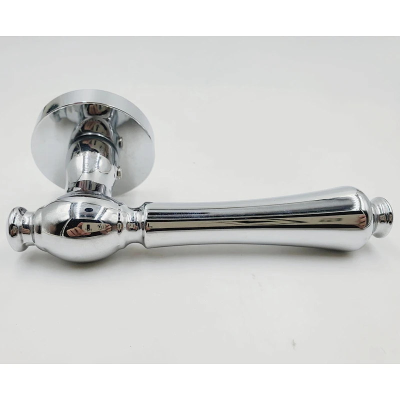 zinc alloy antique classic door lever handle on plate brass door handle lock