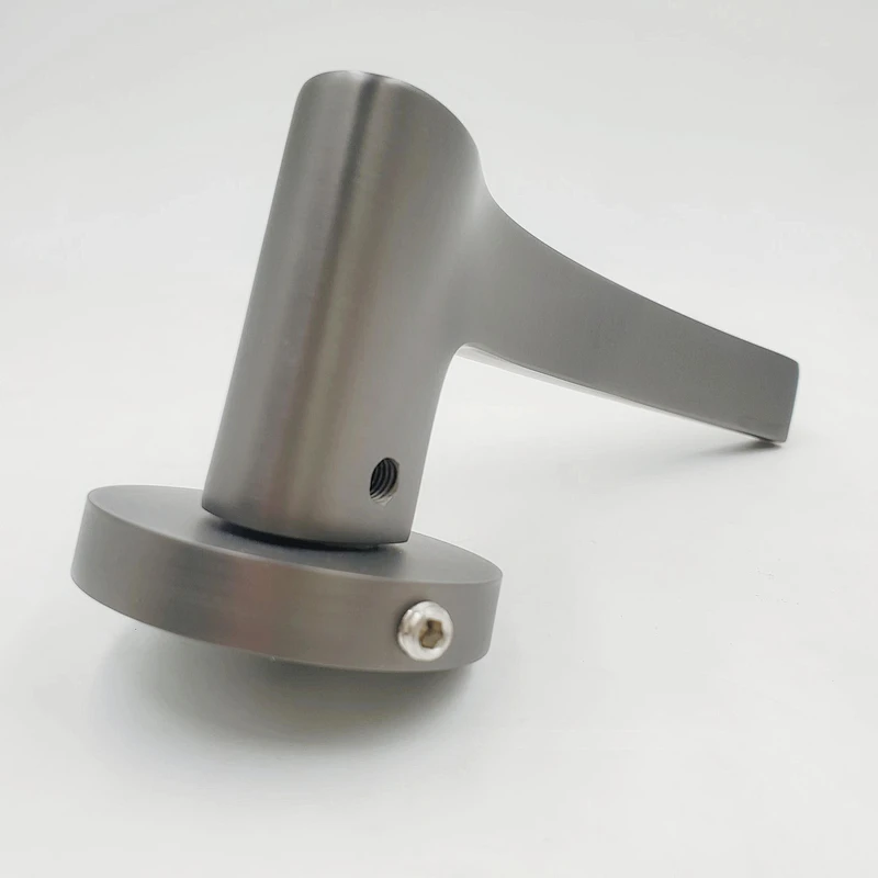 Wholesale Oem Modern Interior satin nickel Door Handle Matte Black Bedroom Door Handle And Lock