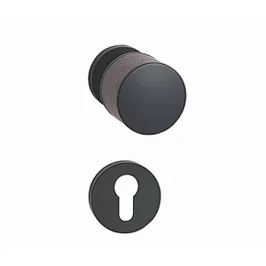 Nuevo diseño OEM Rose Matt Negro Negro Manija de puerta de alta calidad de alta calidad