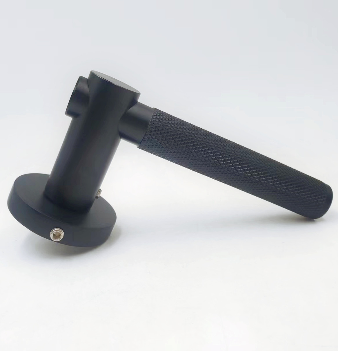 European Interior privacy aluminum zinc custom polished knurled door handle