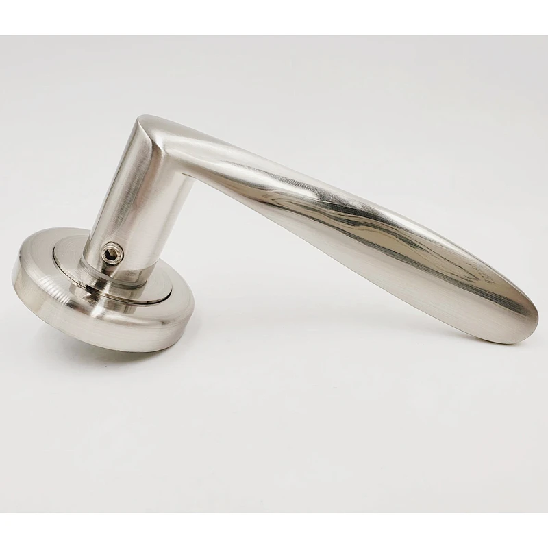 Wholesale Oem Modern Interior Black Door Handle Matte Black Bedroom Door Handle And Lock