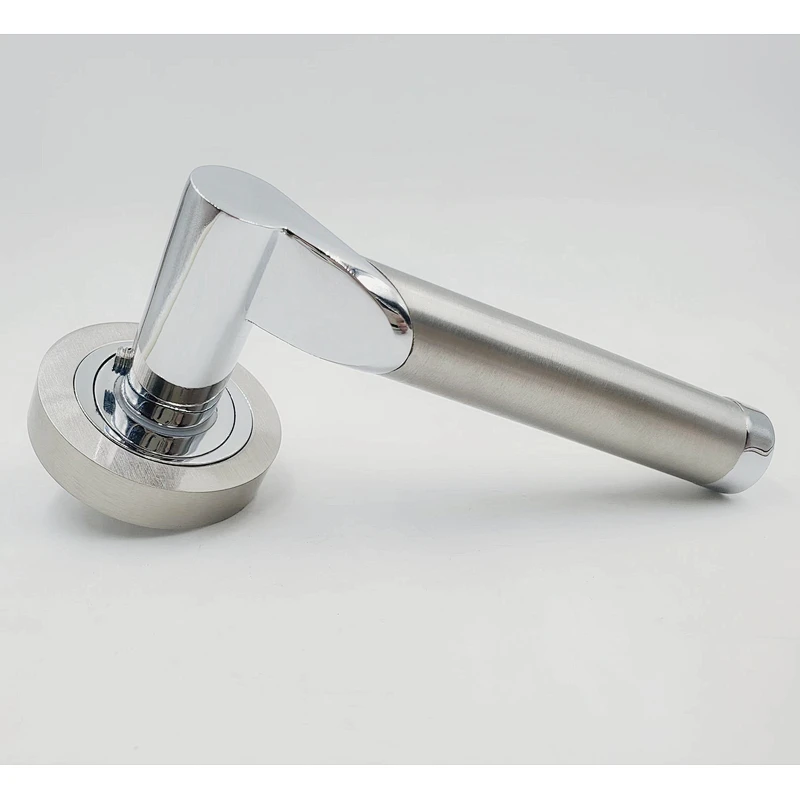 High quality bathroom door handle european design zinc alloy door handle modern door handle lock