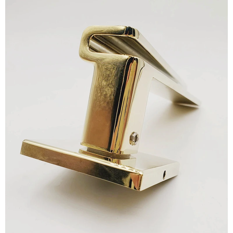 Privacy Door Lever Set with Round Rosette Aluminum Modern Door Handles Room Handle Lock Simple Door Handle Lock