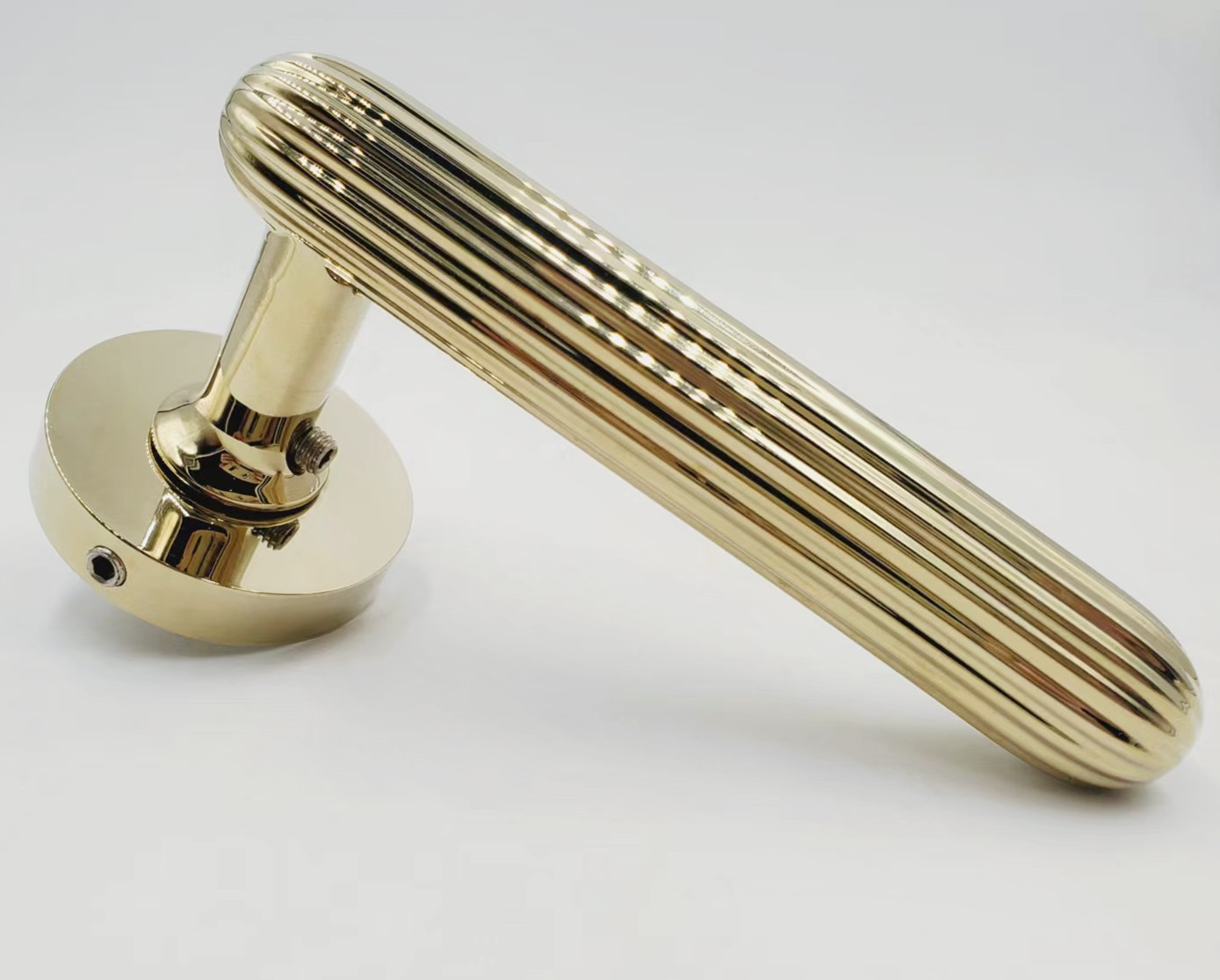 Interior Door Lock Door Handle Zinc Alloy Cylinder Luxury Gold Door Handle