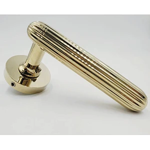 Interior Door Lock Door Handle Zinc Alloy Cylinder Luxury Gold Door Handle