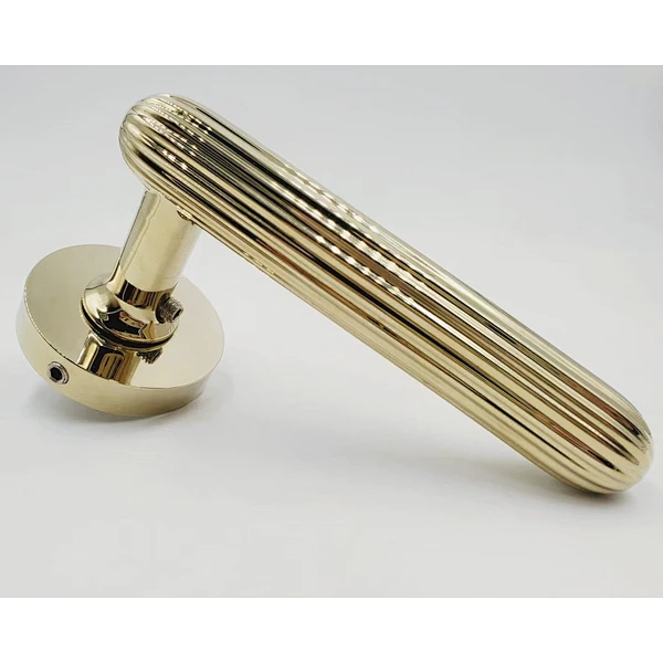 Interior Door Lock Door Handle Zinc Alloy Cylinder Luxury Gold Door Handle