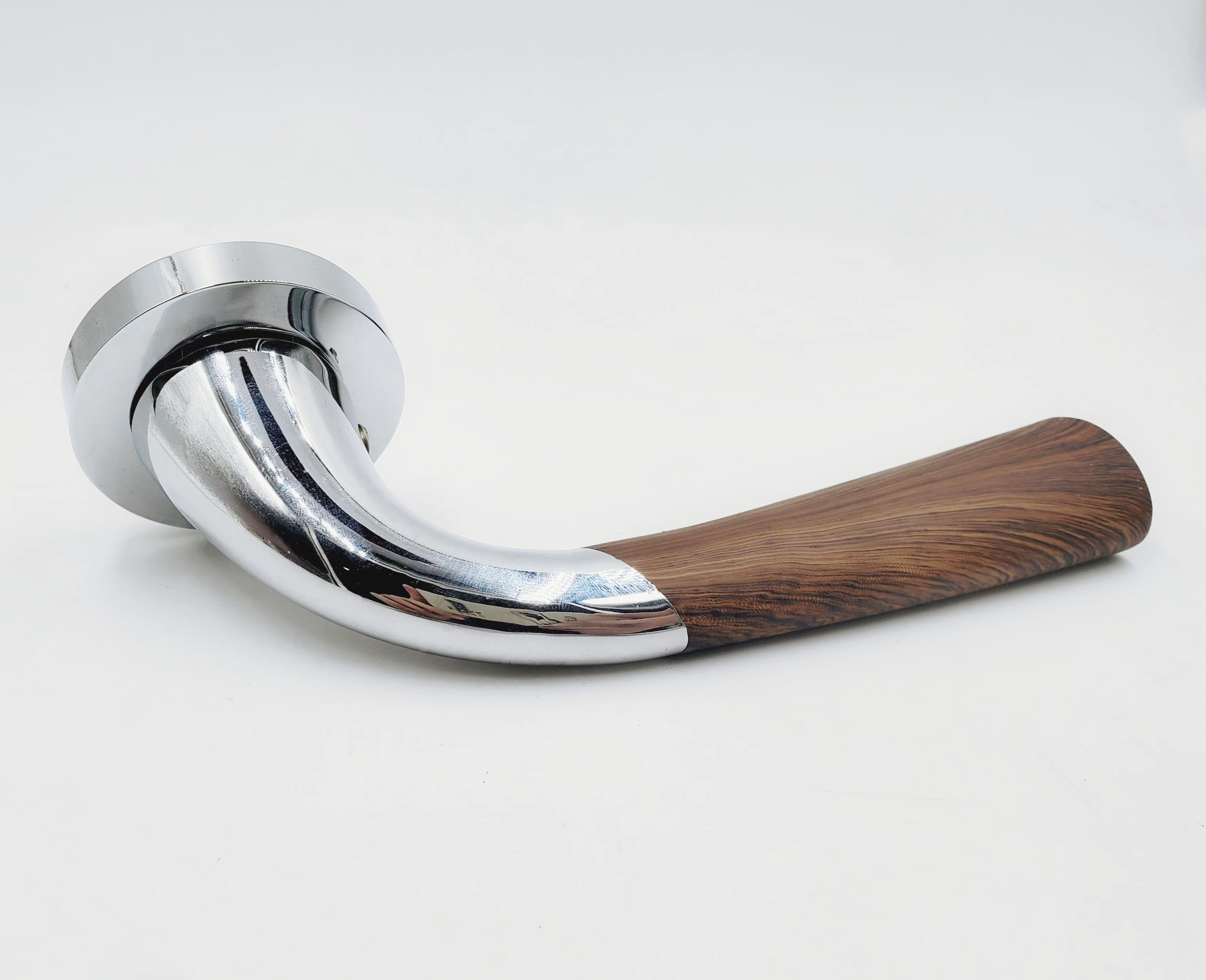 Grain finished China hardware Polished zinc alloy house lock metal door handle for sale