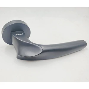 Oem Interior Lever Door Handle Set Modern Black Gold Zinc Alloy Main Door Handle For Bedroom