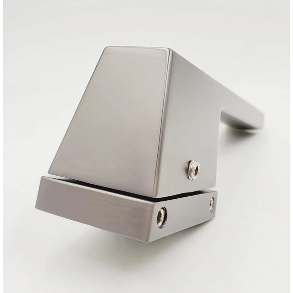 Supply all kinds of entrance door handle,fire rate door handle aluminum Satin finish interior door handle