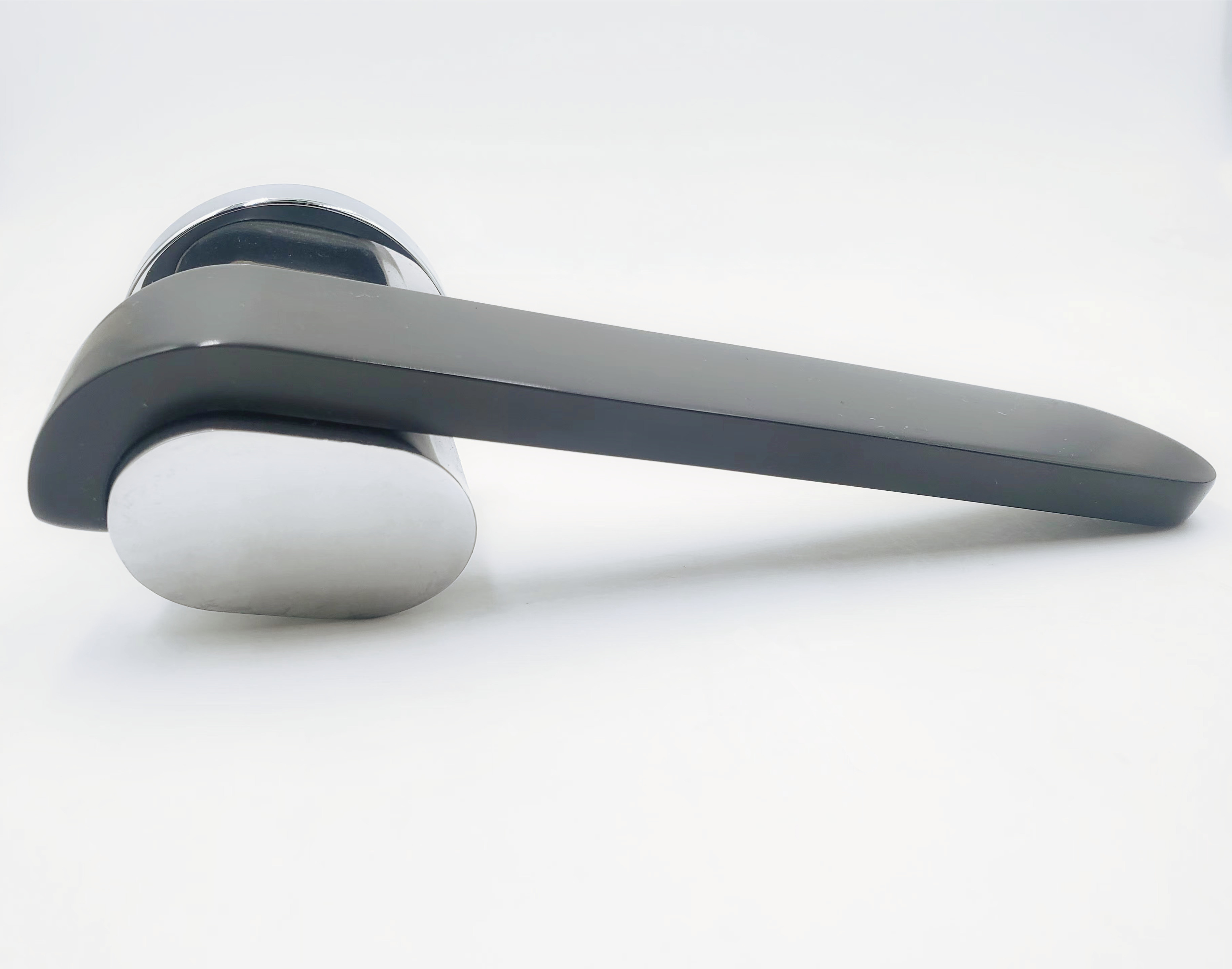 Durable Using Low Price Aluminum Black Square Fission Modern Black Door Handle