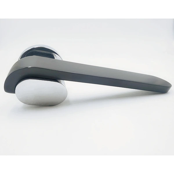 Durable Using Low Price Aluminum Black Square Fission Modern Black Door Handle