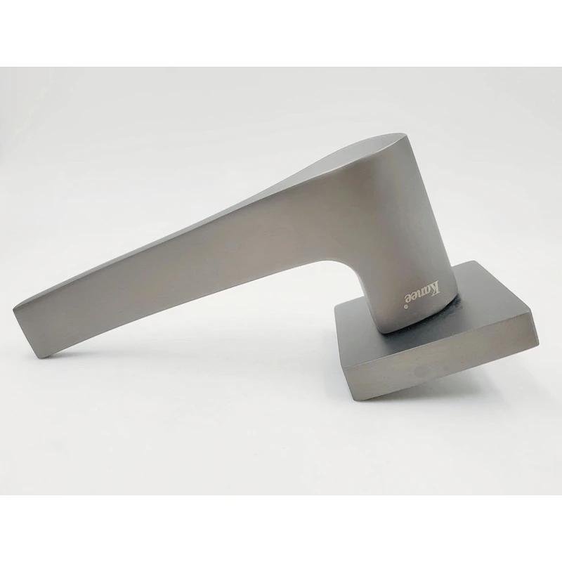 Internal black lever interior privacy lever set square interior door handle lever lock black bathroom handle lock