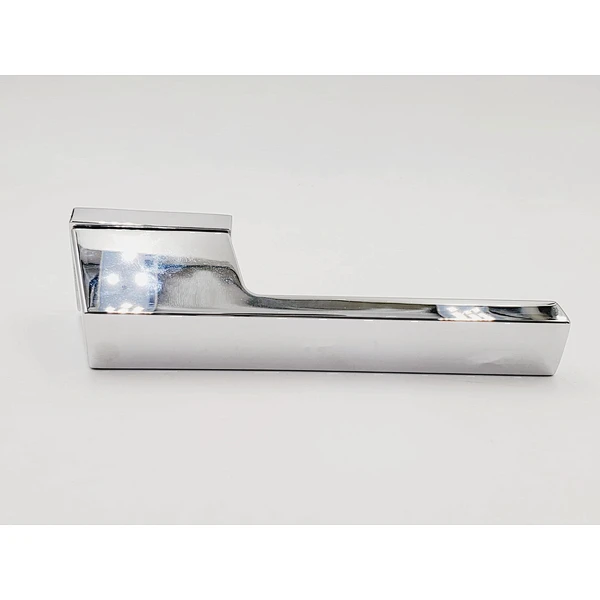 European Leather Zinc Alloy Door Handle Lock Interior Bedroom/Bathroom lock Home Room Safety Door Lever Handles