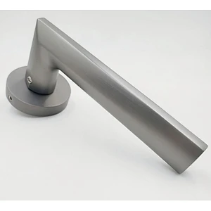 Zinc Alloy Modern Brushed Nickel Lever Door Handles Interior