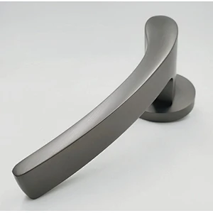 Wholesale Oem Modern Interior satin nickel Door Handle Matte Black Bedroom Door Handle And Lock