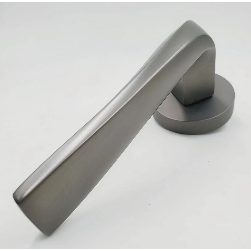 Matt With SN or GP color Zinc Alloy Interior Square Lever Luxury Door Handle Antique Door Handles