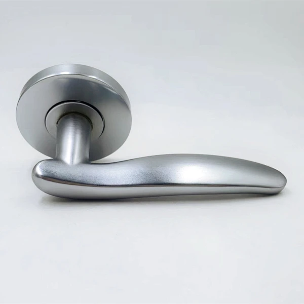 Australia design tri lock Solid aluminum zinc polished nickel mortise lock passage door lever handle