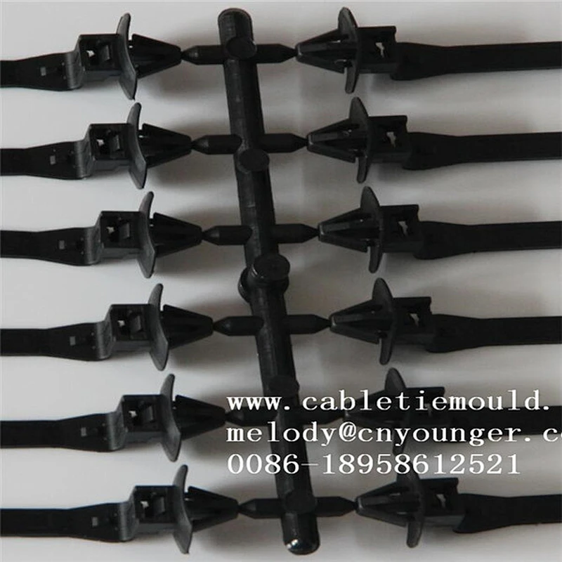 mould factory supply auto automotive parts sheet edge buckle push mount cable tie injection mould in molds city taizhou china