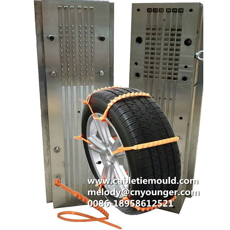 Skid Resistance Zip Ties Injection Mould Emergency Traction Aid for Snow Ice or Mud