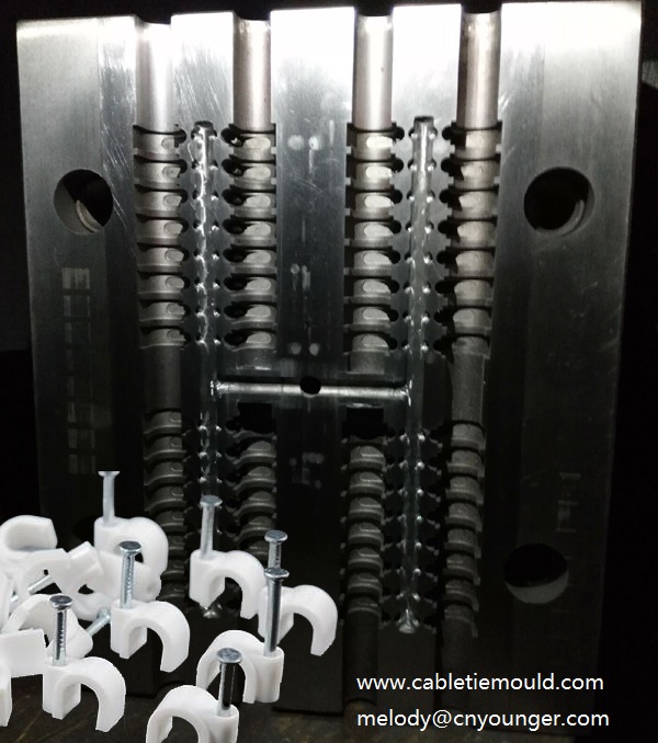 Nail Cable Clip Injection Mould