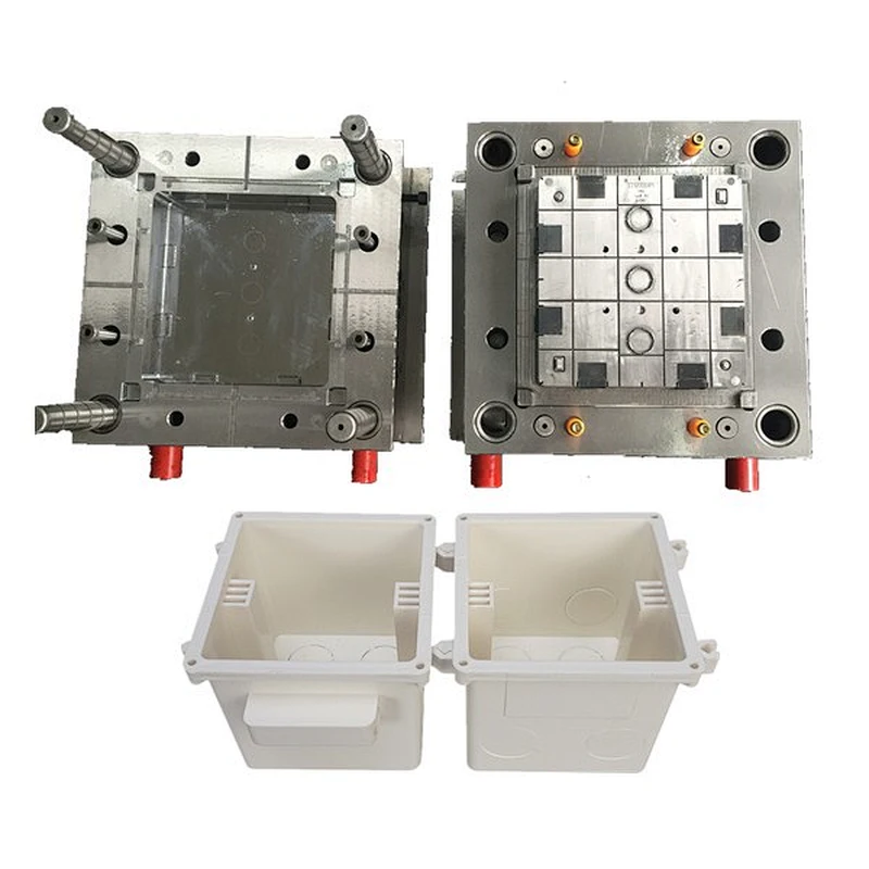 Plastic Injection Electric Switch Box Mould Electrical Junction Box Injection Mould
