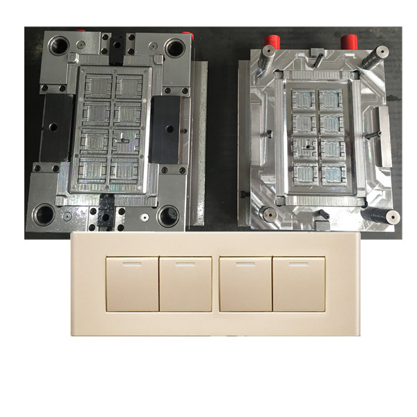 Wall Switch Socket Outlet Overmolding Injection Mould Tooling for Switch Socket Out Box Bracket Frame Mould