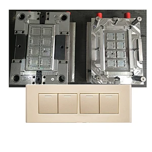 Wall Switch Socket Outlet Overmolding Injection Mould Tooling for Switch Socket Out Box Bracket Frame Mould