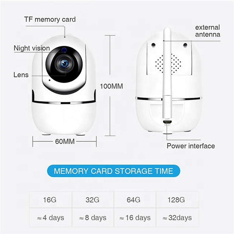 1080P PTZ Tuya IP camara smart wifi camera