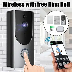 1080P Tuya doorbell WiFi Wireless low power Smart security Visual Ring Video Doorbell Camera with night vision for smart home security