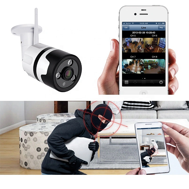 Tuya Smart 1080P Two Way Audio Outdoor Waterproof Night Vision WiFi Wireless Home Security Cloud Storage Bullet IP camera