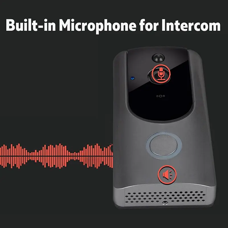 1080P Tuya doorbell WiFi Wireless low power Smart security Visual Ring Video Doorbell Camera with night vision for smart home security