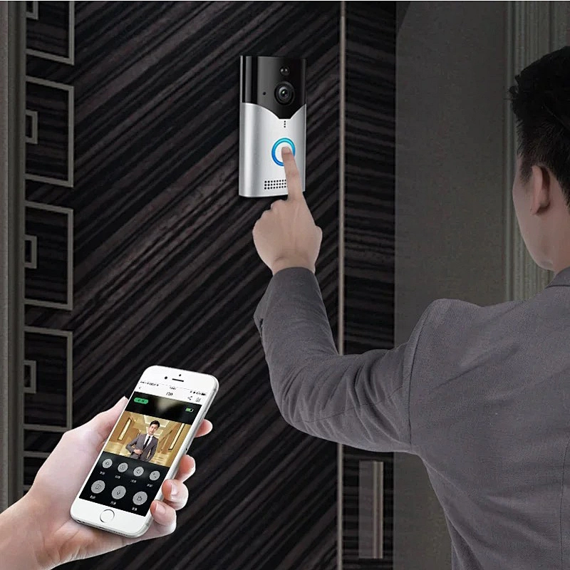 1080P IP Smart security wireless WiFi Ring  Visual Video Doorbell Camera with night vision for home security