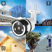 Tuya Smart 1080P Two Way Audio Outdoor Waterproof Night Vision WiFi Wireless Home Security Cloud Storage Bullet IP camera