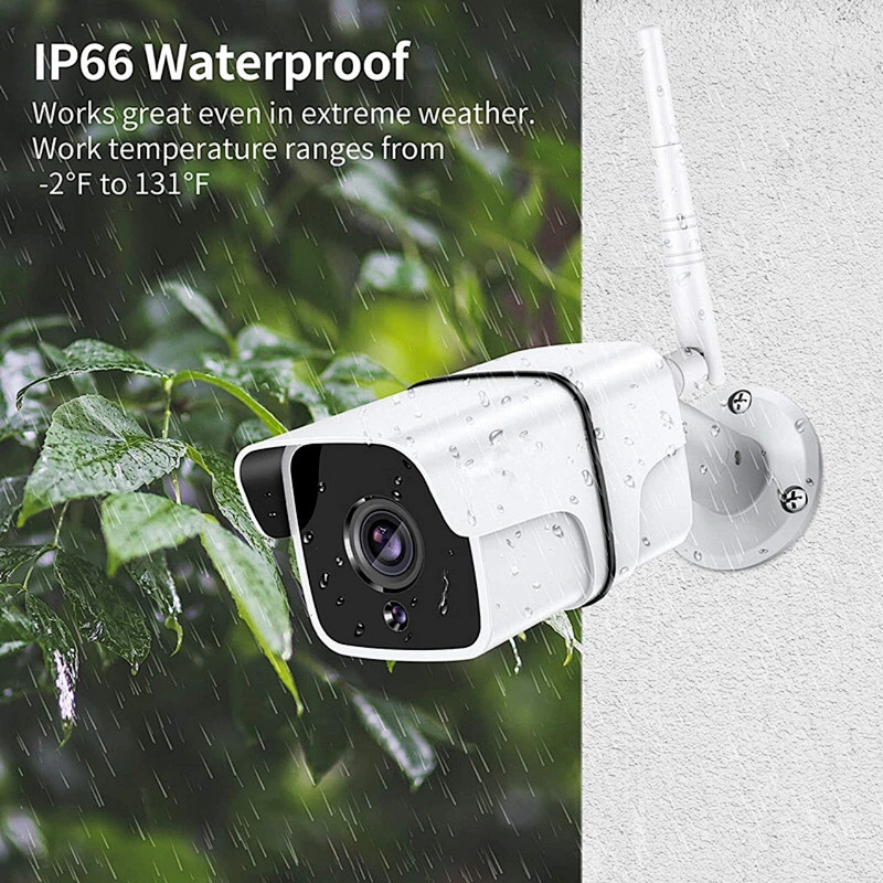 Tuya Smart 1080P Two Way Audio Outdoor Waterproof Night Vision WiFi Wireless Home Security Cloud Storage Bullet IP camera