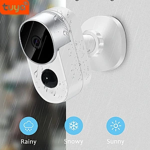Tuya Battery Powered outdoor Waterproof IP65 Wireless WiFi 1080P IP network Camera