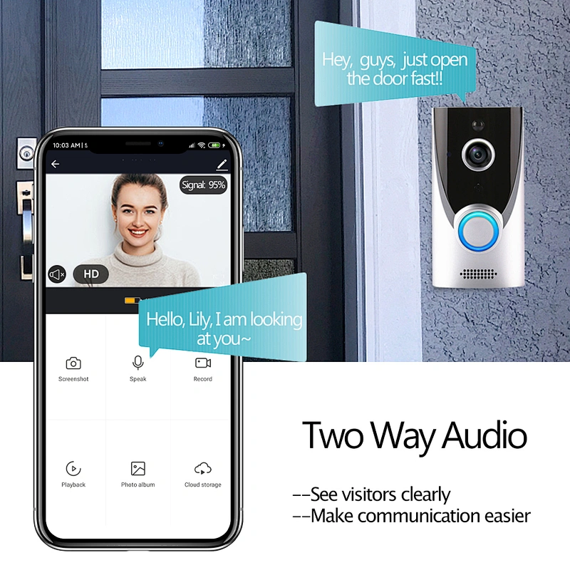 Tuya Wireless WiFi Video Doorbell Smart Security Wifi Door Bell Ring Camera,tuya wireless wifi video doorbell smart security wifi door bell ring camera