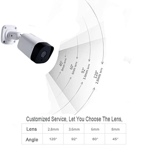 Tuya Smart 1080P Two Way Audio Outdoor Waterproof Night Vision WiFi Wireless Home Security Cloud Storage Bullet IP camera