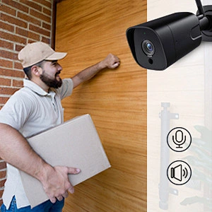 Tuya Smart 1080P Two Way Audio Outdoor Waterproof Night Vision WiFi Wireless Home Security Cloud Storage Bullet IP camera