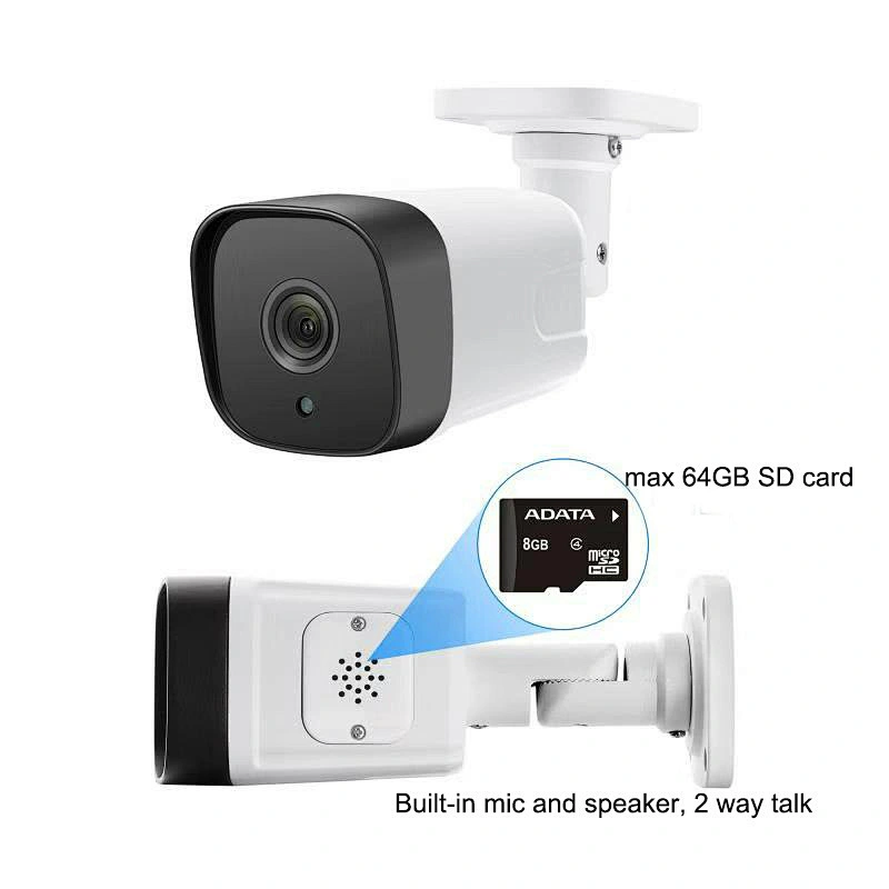 Tuya Smart 1080P Two Way Audio Outdoor Waterproof Night Vision WiFi Wireless Home Security Cloud Storage Bullet IP camera